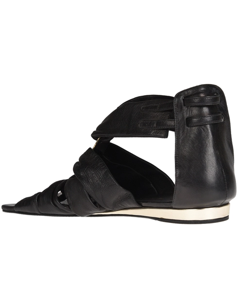 женские черные Сандалии Luis Onofre 1345_black - фото-2