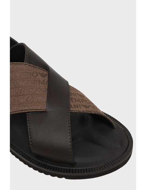 коричневые Сандалии Emporio Armani EMPORIO_ARMANI_11229 размер - 44; 41; 45; 43; 42; 46