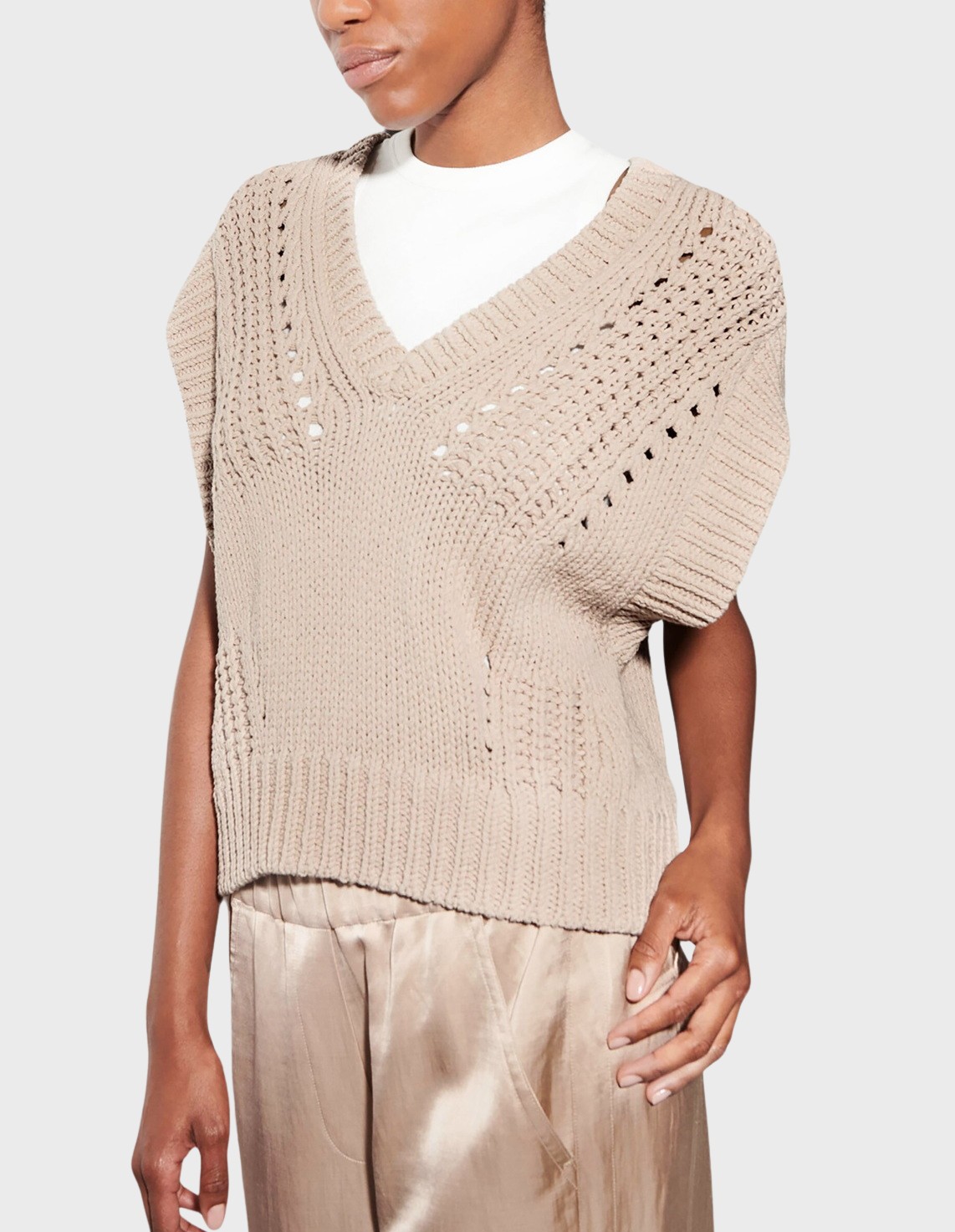 

Жилетка, Бежевый