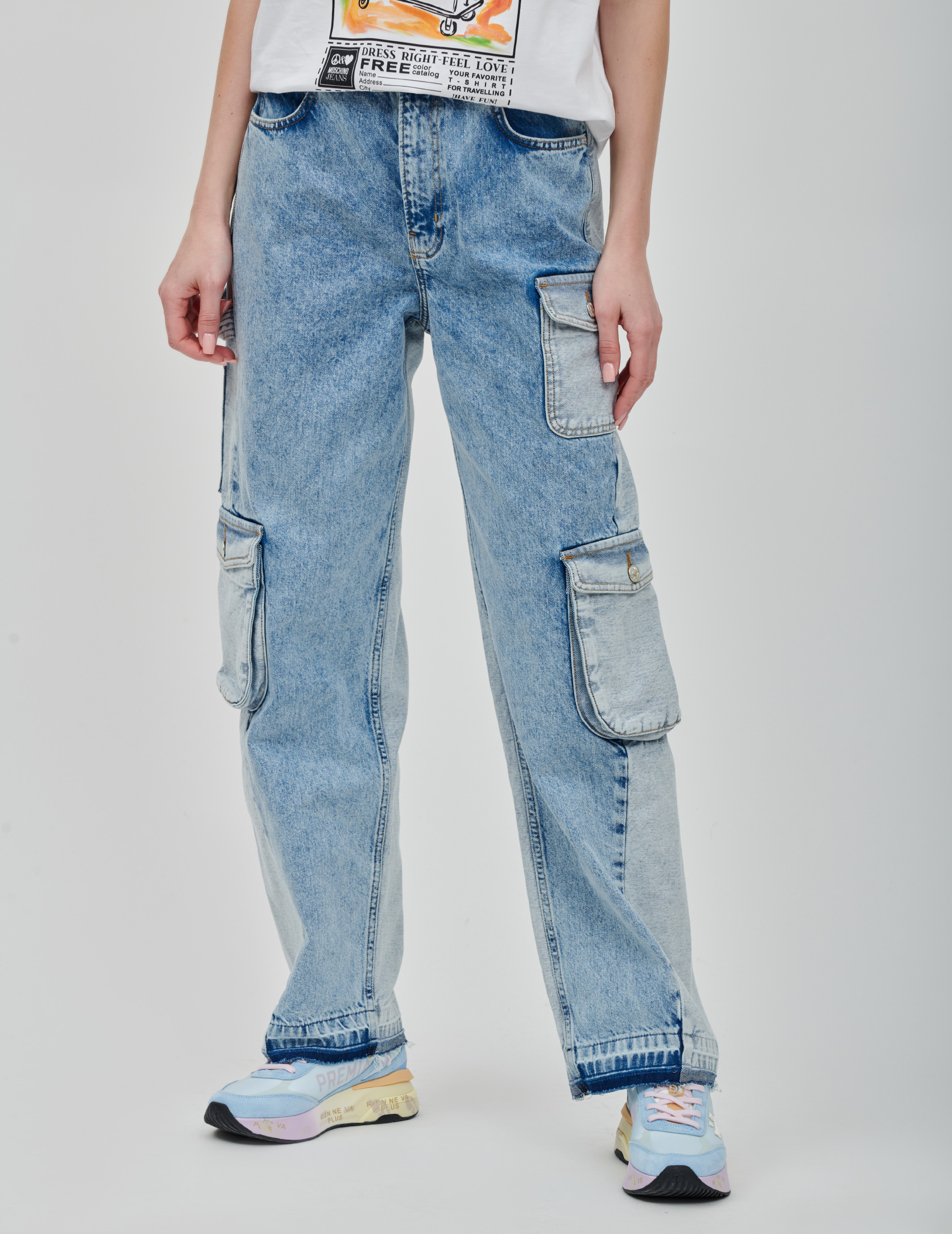 

Джинсы, Голубой