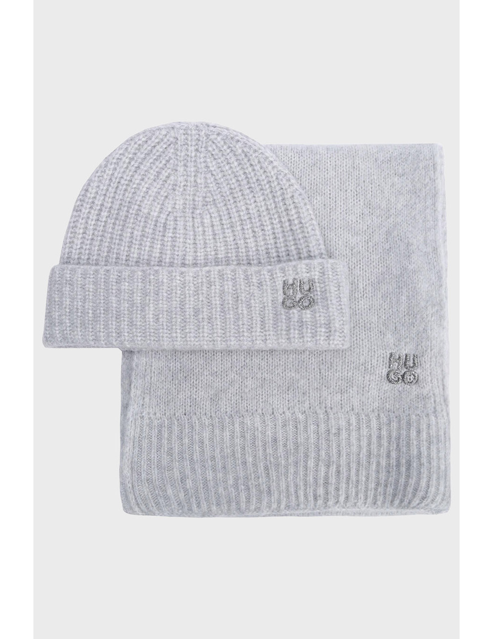 

Набор шапка и шарф, Серый