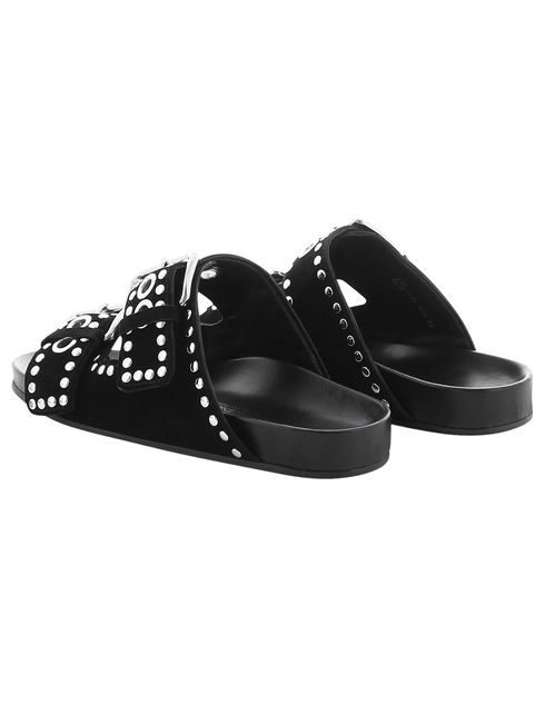 женские черные Шлепанцы Kennel & Schmenger 111122.8123.0001 - фото-2