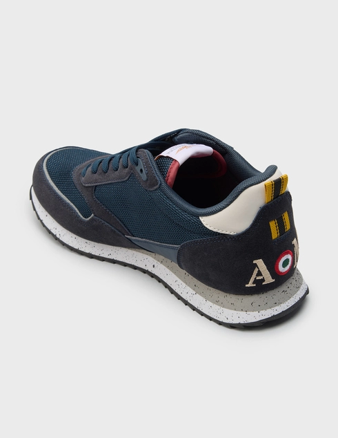 мужские синие Кроссовки Aeronautica Militare 3545-08184_blue - фото-2