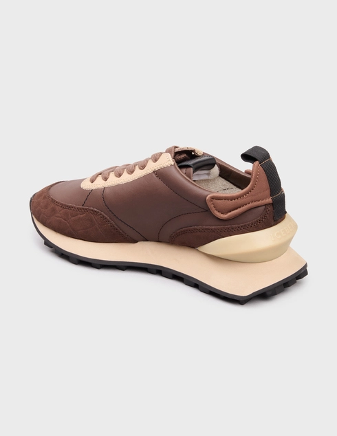 женские коричневые Кроссовки Iceberg 2411-brown - фото-2