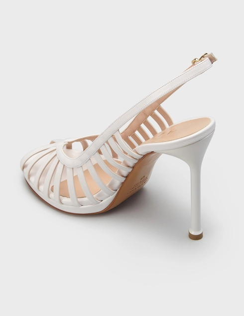 женские белые Босоножки Albano 5513-NL_white - фото-2