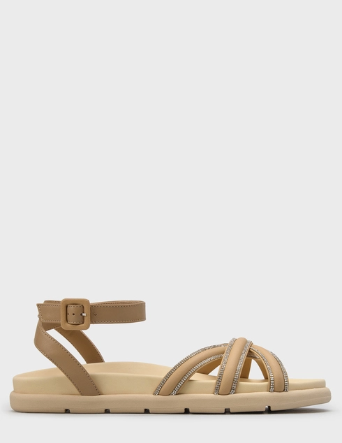 женские бежевые кожаные Сандалии Loriblu 2403_beige - фото-5