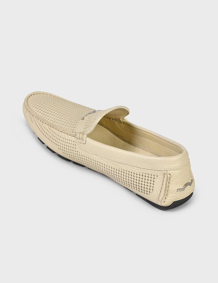 мужские бежевые Мокасины Baldinini 797477-beige - фото-2