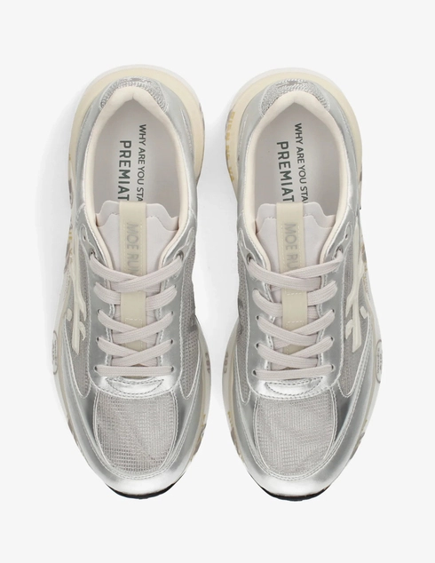 серебряные Кроссовки Premiata MOERUND_8084 размер - 37; 38; 39; 40; 41