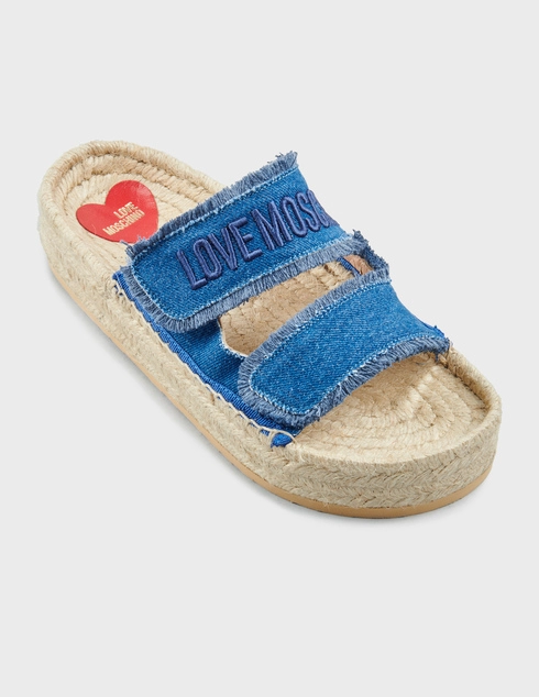 синие Шлепанцы Love Moschino JA28383G0MJO5700_blue