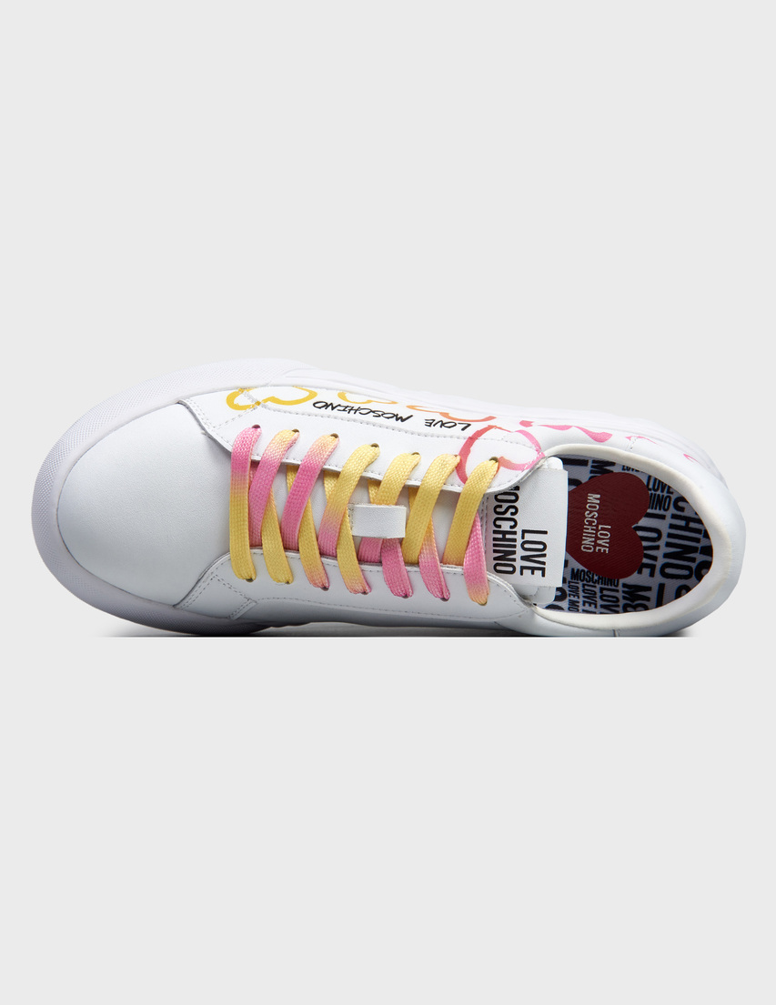 белые женские Кеды Love Moschino 15024_white 8322 грн