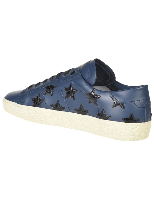 мужские синие Кеды Saint Laurent Paris 458866-1041_blue - фото-2