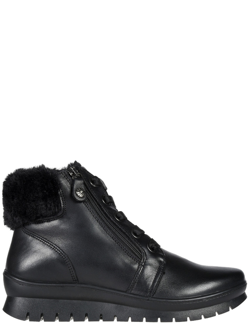 женские черные кожаные Ботинки Imac 408010_black - фото-5