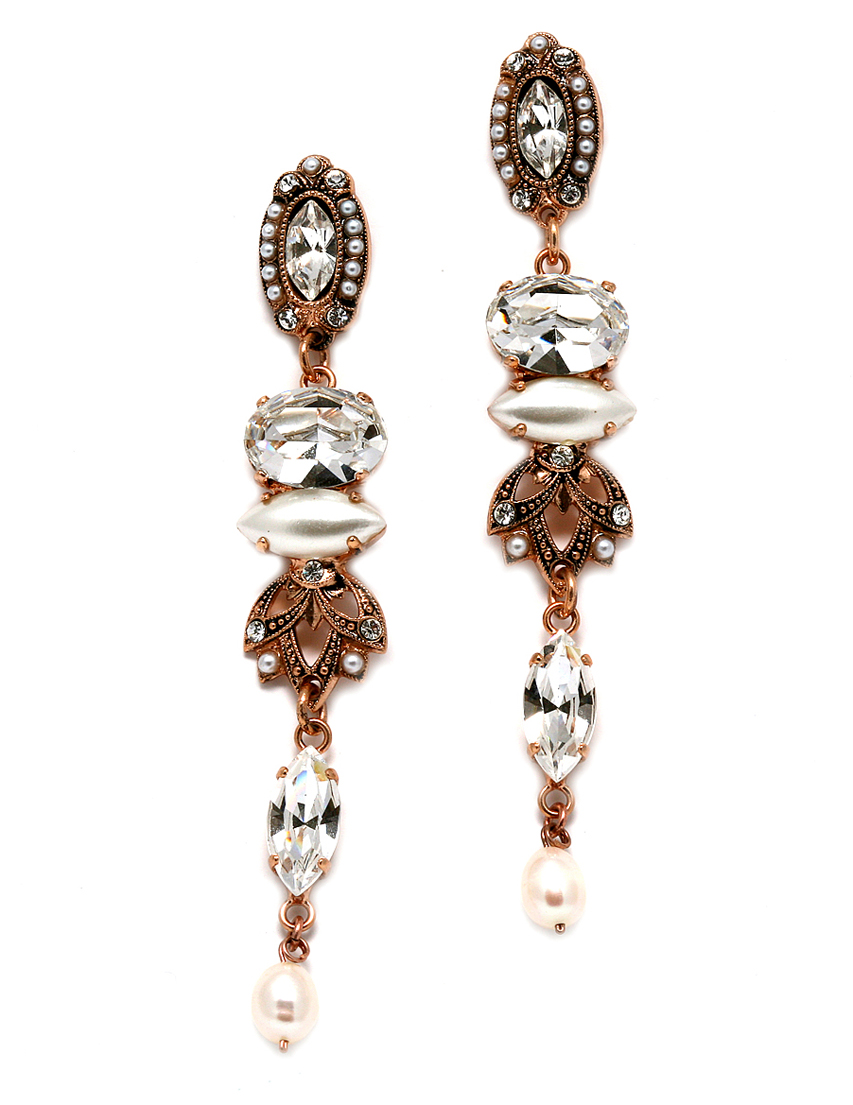 

Серьги, Белый