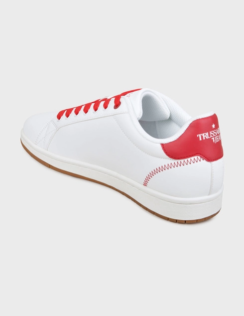 мужские белые Кеды Trussardi 77A00215-W704-white - фото-2