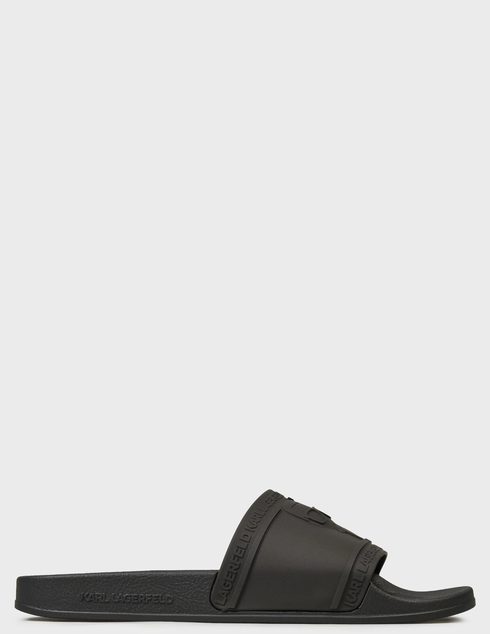 мужские черные резиновые Шлепанцы Karl Lagerfeld 855053521479990-black - фото-5