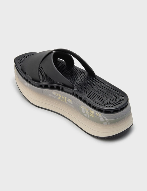 женские черные Шлепанцы Premiata MOURA_7457 - фото-2