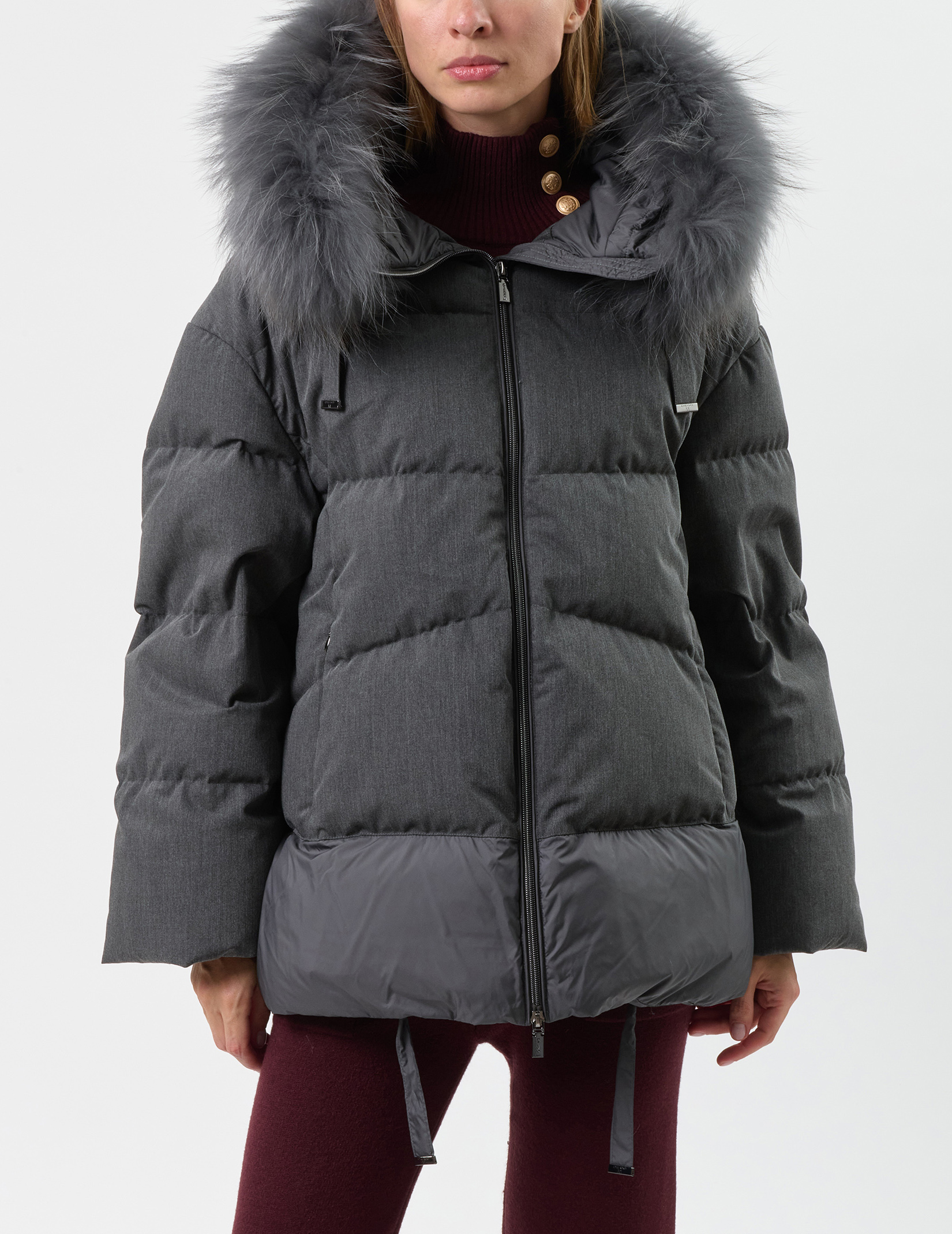 

Пуховик, Серый