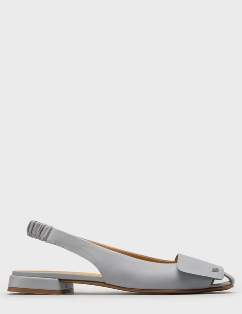 женские голубые кожаные Босоножки Vittorio Virgili 630401_blue - фото-5