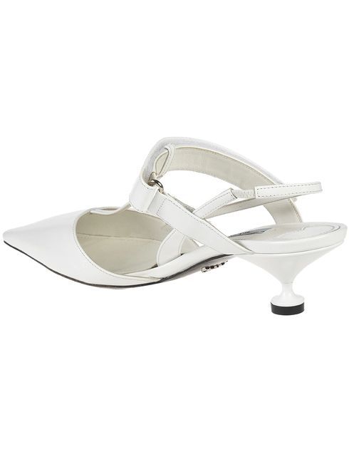 женские белые Босоножки Prada PR9622_white - фото-2
