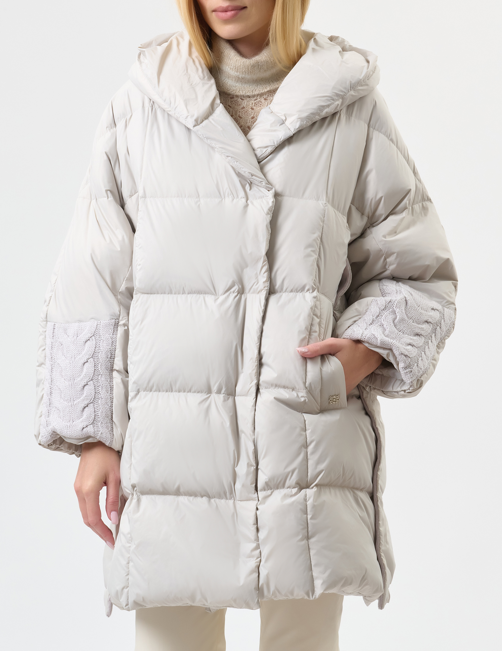 

Пуховик, Серый