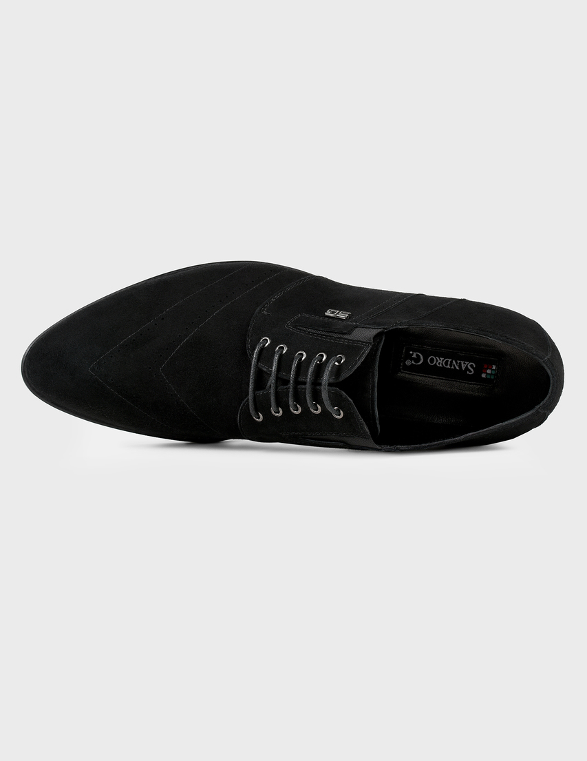черные мужские Дерби Sandro G. 36631-black 2495 грн