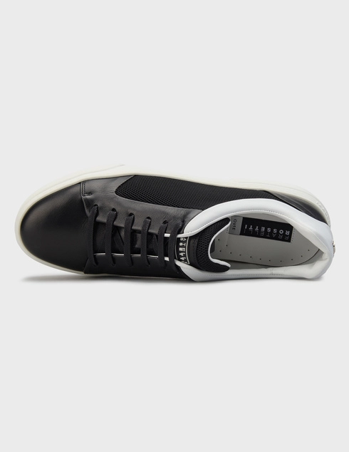 черные мужские Кеды Fratelli Rossetti 47000-black 14111 грн