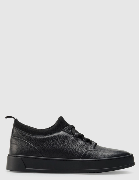 мужские черные кожаные Кеды Aldo Brue 4793_black - фото-5