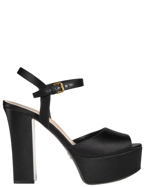 женские черные текстильные Босоножки Christian Dior KCQ260SAT900-1920-black - фото-5