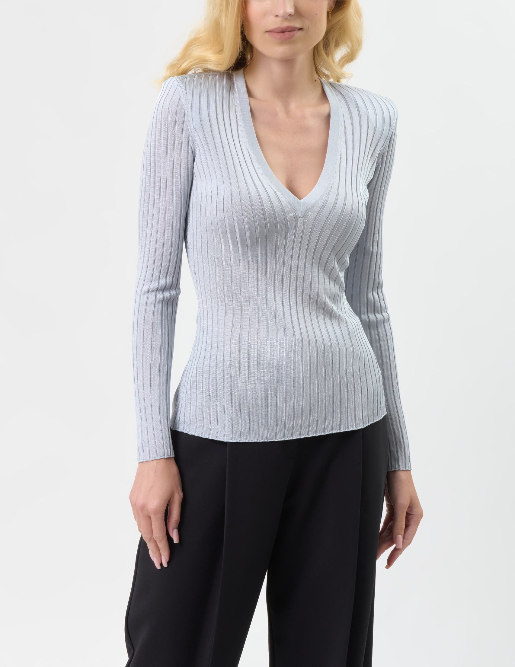 

Джемпер, Голубой;серый