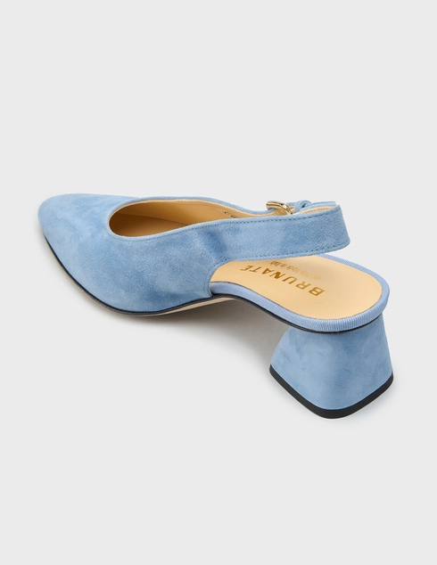 женские голубые Босоножки Brunate 50522_blue - фото-2