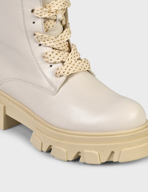 женские белые кожаные Ботинки Helena Soretti WAKE-041-white - фото-5