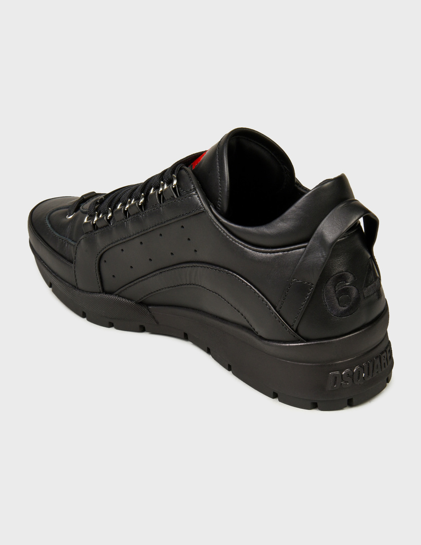 мужские черные Кроссовки Dsquared2 0299-black - фото-2