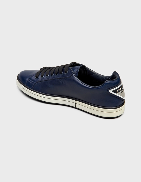 мужские синие Кеды Prada 4E3314-Dark-Blue - фото-2