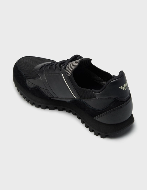 мужские черные Кроссовки Emporio Armani 616-623_black - фото-2