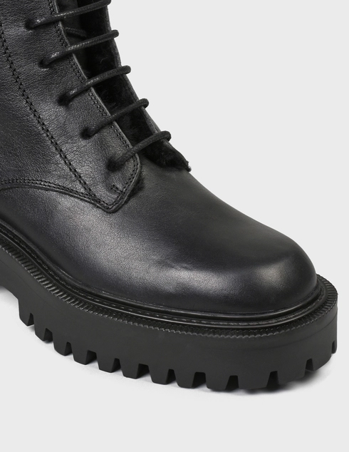 женские черные кожаные Ботинки Vic Matie 1W3351D.W60W890101 - фото-5