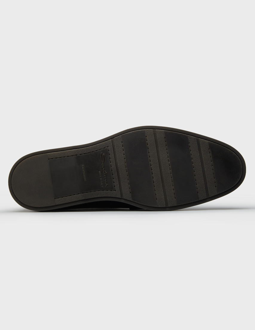 черные Лоферы Santoni 18714_black размер - 40; 40.5; 42; 43.5