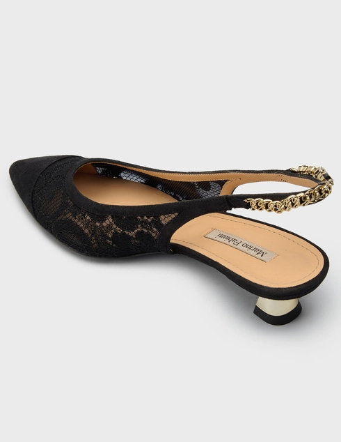 женские черные Босоножки Marino Fabiani 8014_black - фото-2