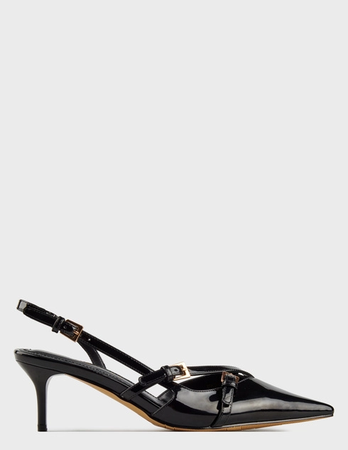 женские черные  Босоножки Laura Biagiotti 8965_black - фото-5