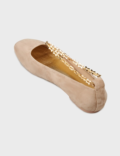 женские бежевые Балетки Keddo 857024-10--02E_beige - фото-2