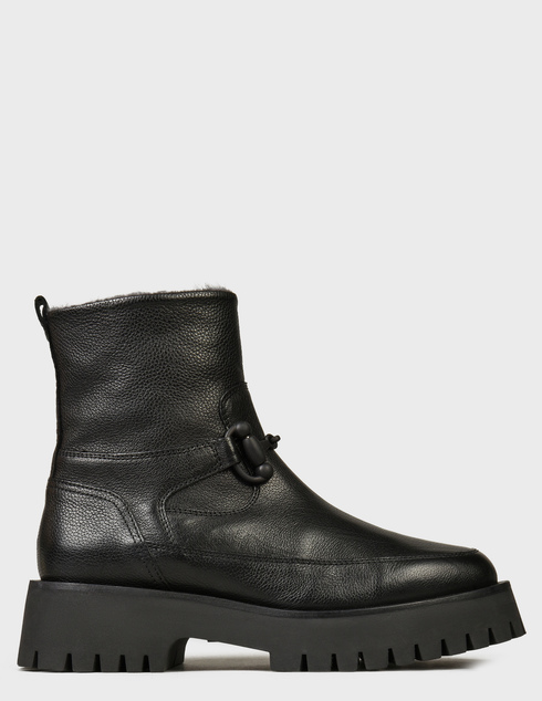 женские черные кожаные Ботинки Marzetti 86381-M_black - фото-5