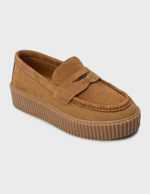 коричневые Лоферы Weekend Max Mara KAPOKLOAFER_brown