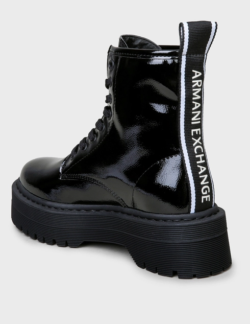 женские черные Ботинки Armani Exchange XDN018-XV349-00002-black - фото-2