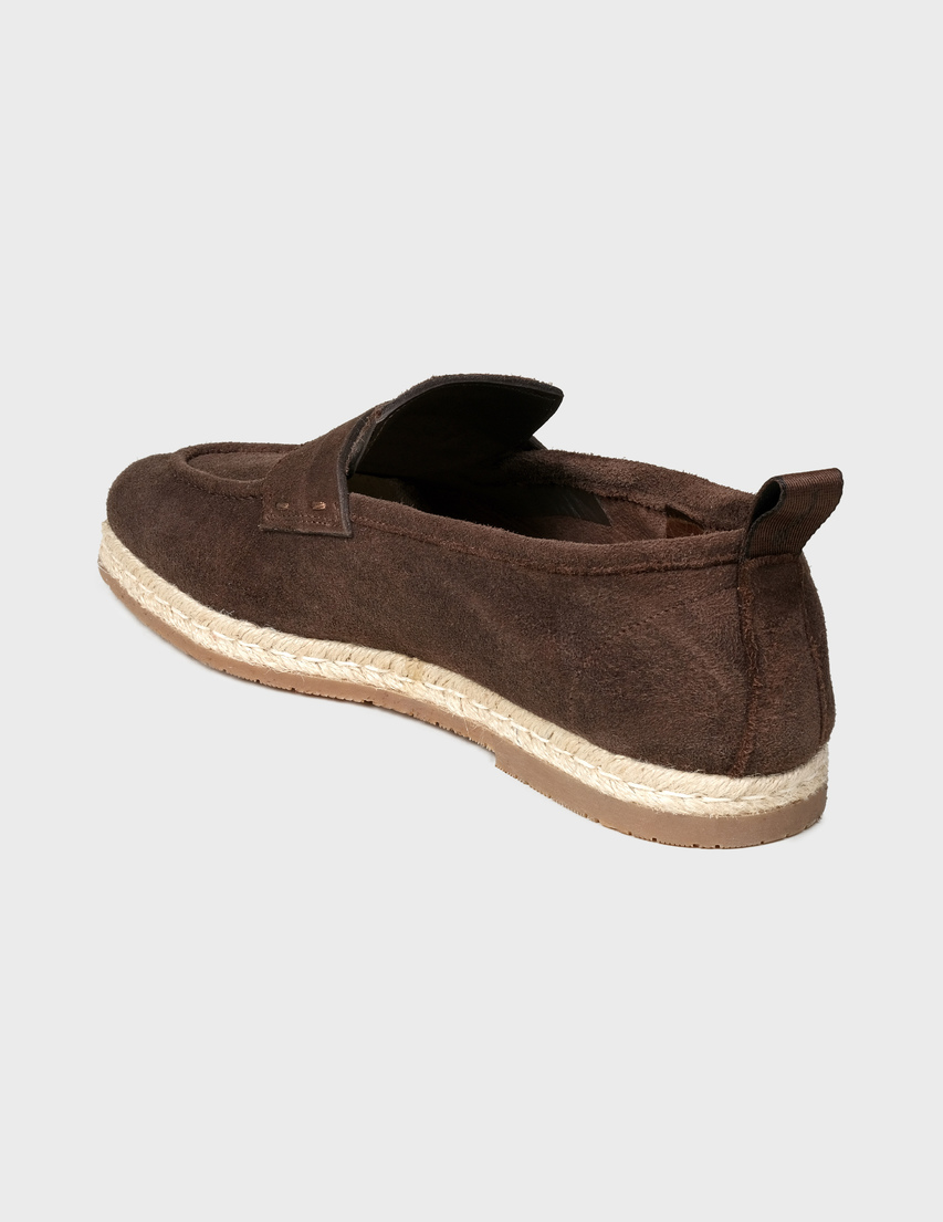 мужские коричневые Лоферы Santoni MGMG16579JQ5SUEET50-brown - фото-2