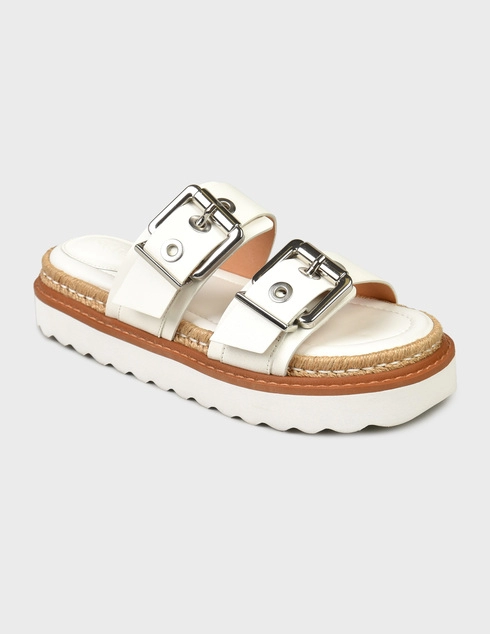 белые Шлепанцы Schutz 21286-white