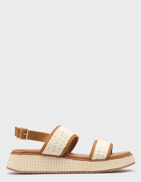 женские бежевые текстильные Сандалии Gioseppo 78119_beige - фото-5