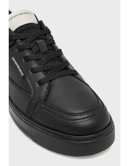 черные мужские Кеды Emporio Armani AGR-EMPORIO_ARMANI_11117 16877 грн