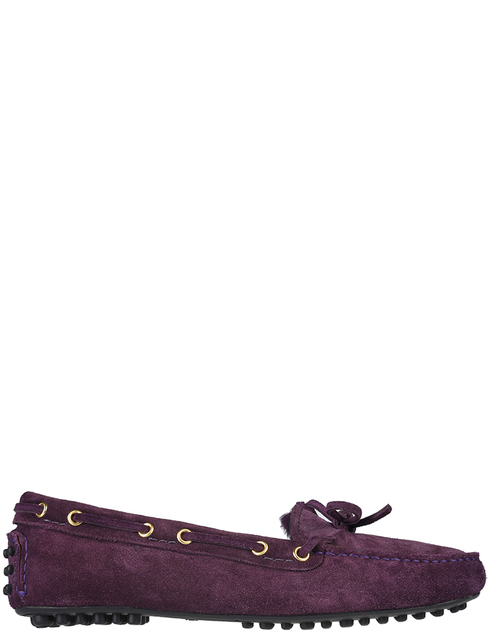 женские фиолетовые замшевые Мокасины Car Shoe KDD34MJFTF0373_purple - фото-5