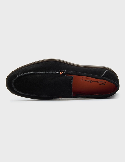 черные мужские Туфли Santoni 17824-01_black 35947 грн