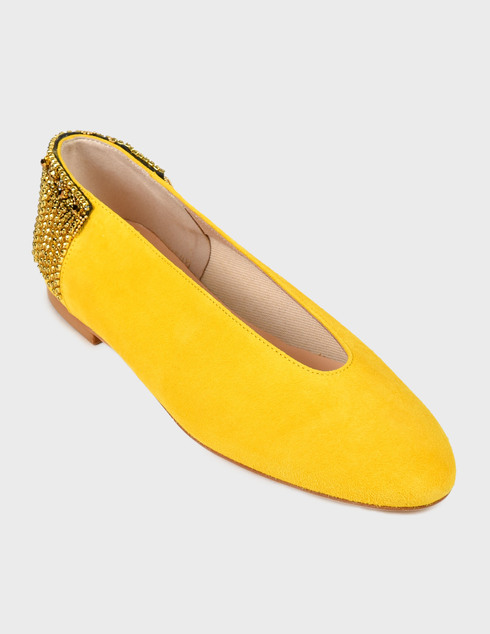 желтые Балетки Ballerina 332-yellow