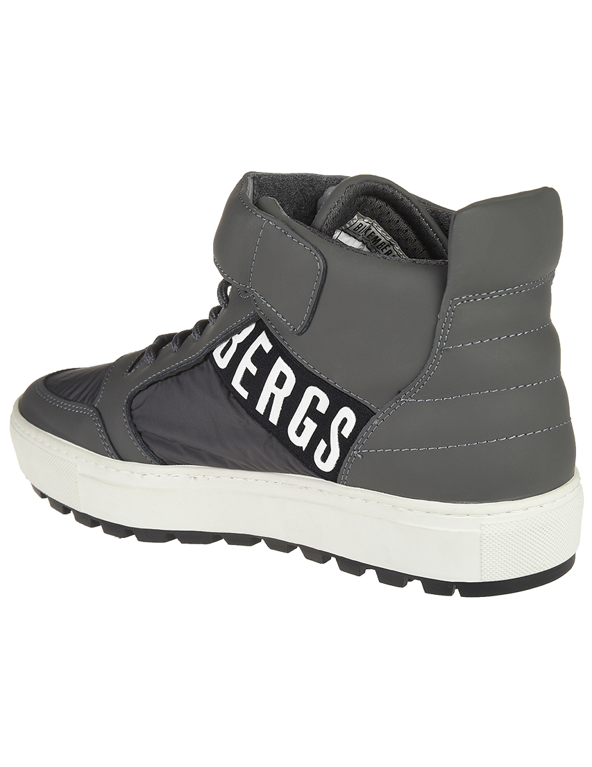мужские серые Кроссовки Bikkembergs 108552-gray - фото-2